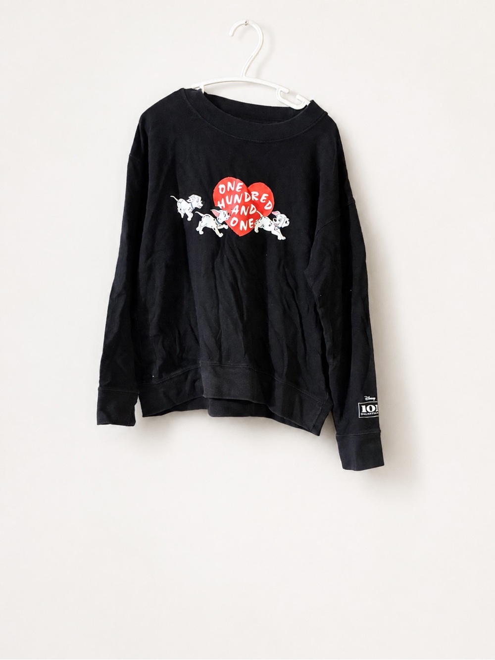 Uniqlo x Disney Kids 101 Dalmatians Graphic Crewneck Sweatshirt - Size 7-8